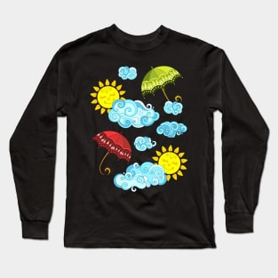 Fairytale Weather Forecast Print Long Sleeve T-Shirt